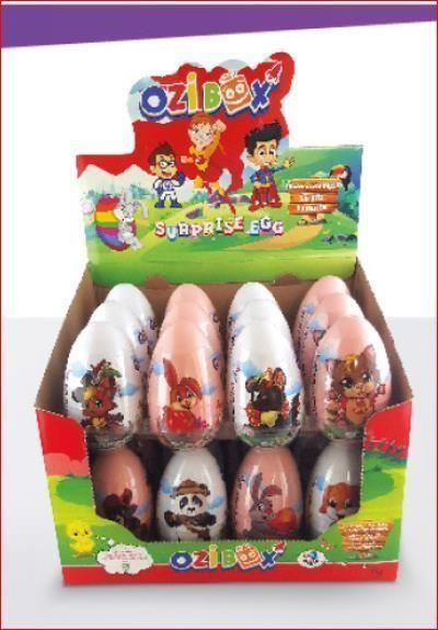 Ozibox Sürpriz Yumurta Patlayan Şekerli 24 lü Stand 7029