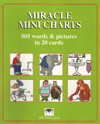 Miracle Mini Charts 505 Words Pictures in 20 Cads Yeşil