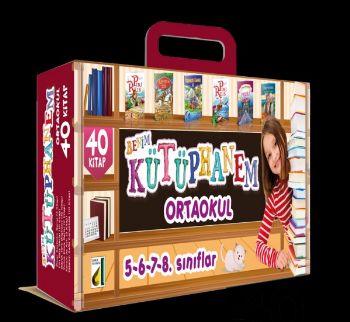 Benim Kütüphanem Ortaokul 5 6 7 8 Sınıflar 40 Kitap Set