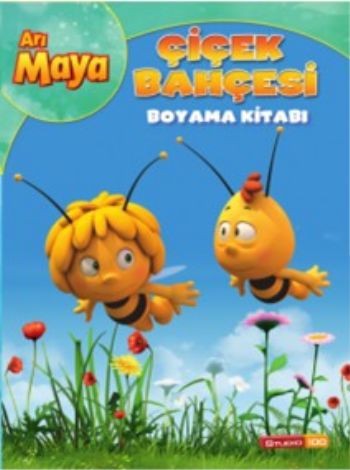 Arı Maya Çiçek Bahçesi Boyama Kitabı