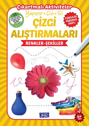 Renkler Şekiller Çizgi Alıştırmaları