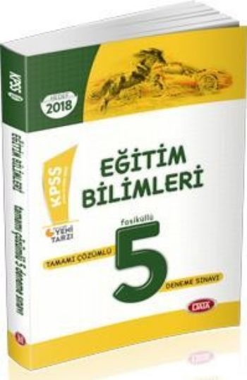 Data KPSS Eğitim Bilimleri Tamamı Çözümlü 5 Fasiküllü Deneme 2018