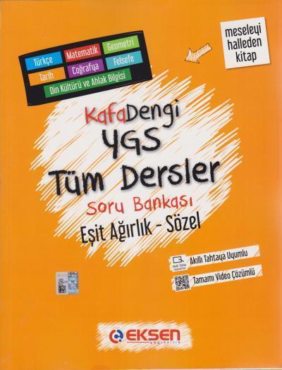Eksen Kafadengi YGS Tüm Dersler Soru Bankası Eşit Ağırlık Sözel