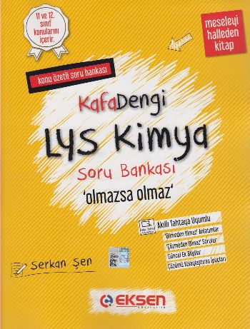 Eksen Kafadengi LYS Kimya Soru Bankası Olmazsa Olmaz