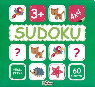 Sudoku 4X4 Yeşil Kitap