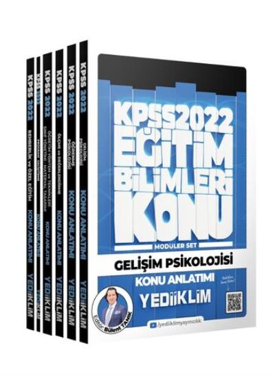 Yediiklim KPSS Eğitim Bilimleri Konu Anlatımlı Modüler Set 2022 YENİ