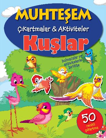 Muhteşem Çıkartmalar Aktiviteler Kuşlar