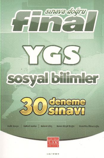 Final Sınava Doğru YGS Sosyal Bilimler 30 Deneme Sınavı