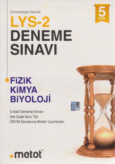 Metot LYS 2 Deneme Sınavı Fizik Kimya Biyoloji
