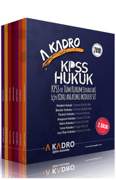 A Kadro KPSS Hukuk KPSS ve Tüm Kurum Sınavları Için Konu Anlatımlı Modüler Set 2018