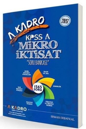 A Kadro KPSS A Mikro İktisat Soru Bankası 2017