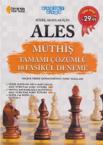 Akıllı Adam ALES Sözel Adaylar İçin Müthiş Tamamı Çözümlü 10 Fasikül Deneme