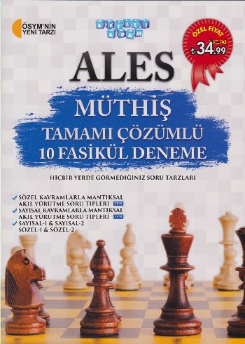 Akıllı Adam ALES Müthiş Tamamı Çözümlü 10 Fasikül Deneme