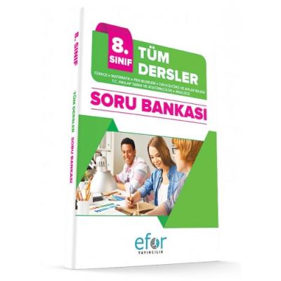 Efor 8. Sınıf Tüm Dersler Soru Bankası KAMPANYALI